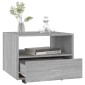 vidaXL Τραπεζάκι Σαλονιού Γκρι Sonoma 55x55x40 εκ. Επεξεργασμένο Ξύλο