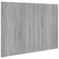 vidaXL Κεφαλάρι Κρεβατιού Γκρι Sonoma 120x1,5x80 εκ. Επεξεργ. Ξύλο