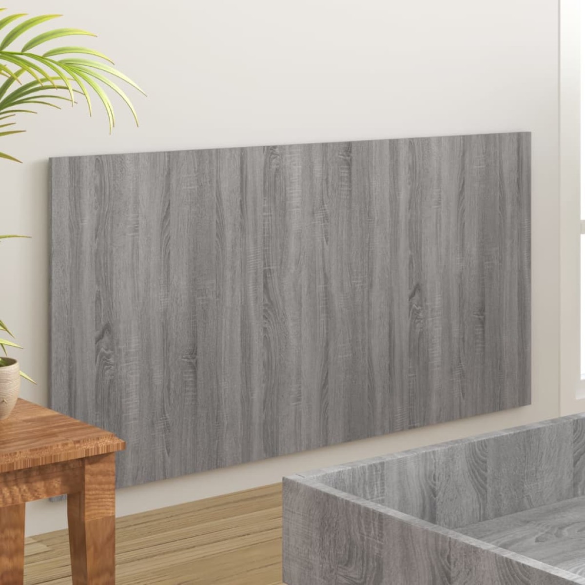 vidaXL Κεφαλάρι Κρεβατιού Γκρι Sonoma 160x1,5x80 εκ. Επεξεργ. Ξύλο