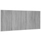 vidaXL Κεφαλάρι Κρεβατιού Γκρι Sonoma 200x1,5x80 εκ. Επεξεργ. Ξύλο