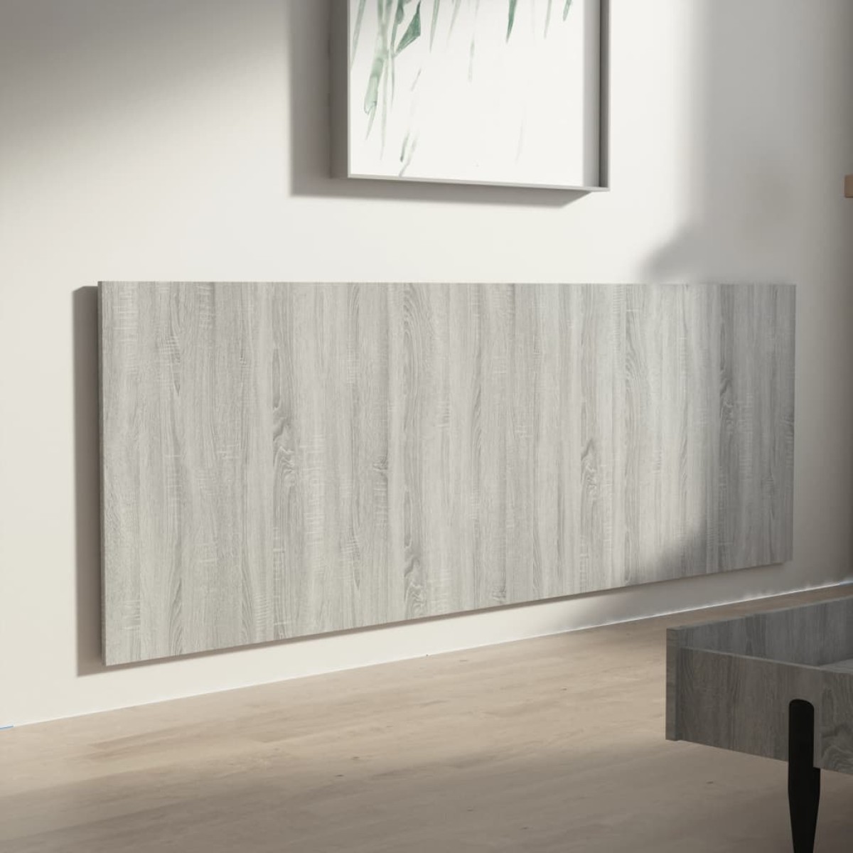 vidaXL Κεφαλάρι Κρεβατιού Γκρι Sonoma 240x1,5x80 εκ. Επεξεργ. Ξύλο