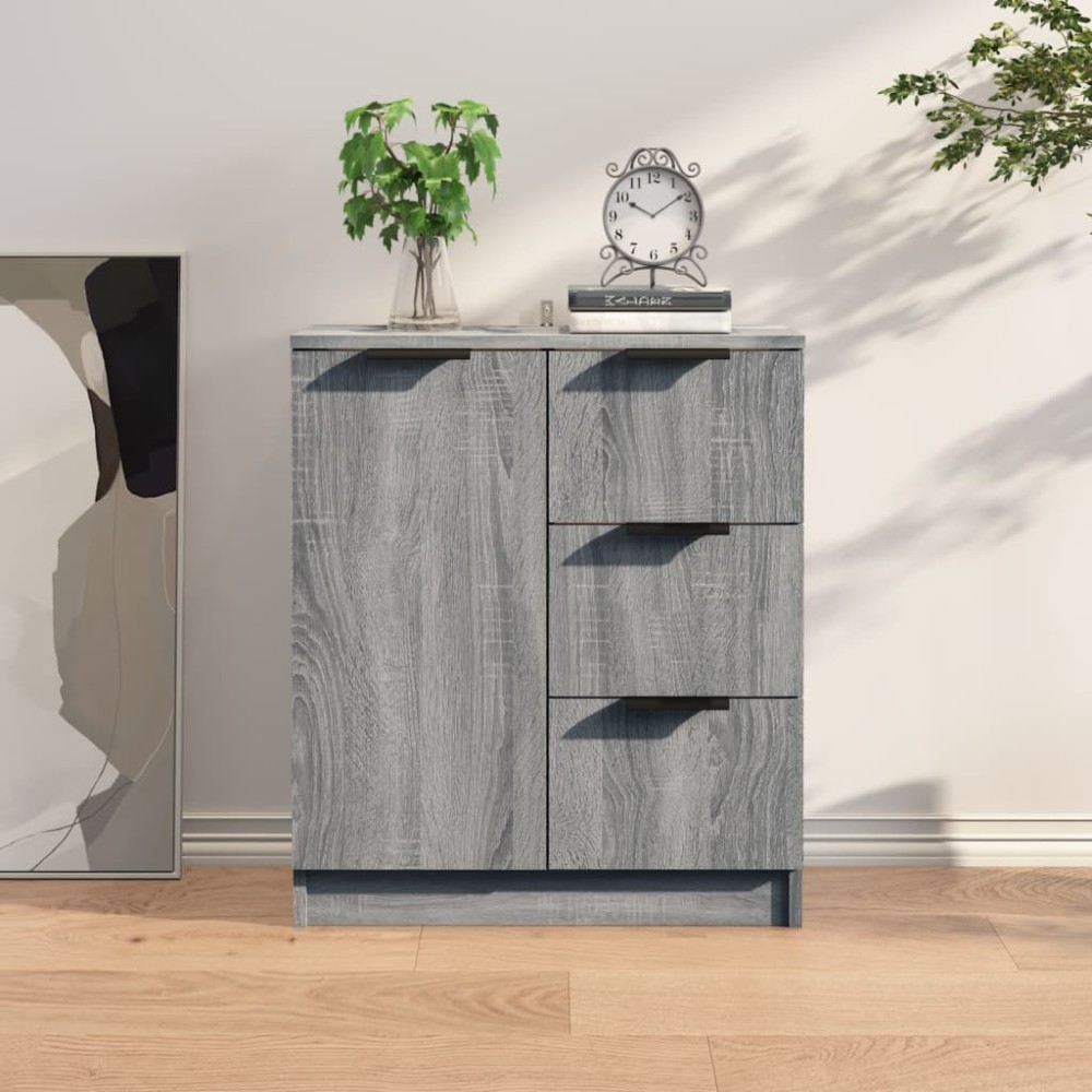 vidaXL Ντουλάπι Γκρι Sonoma 60 x 30 x 70 εκ. από Επεξεργασμένο Ξύλο