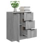 vidaXL Ντουλάπι Γκρι Sonoma 60 x 30 x 70 εκ. από Επεξεργασμένο Ξύλο