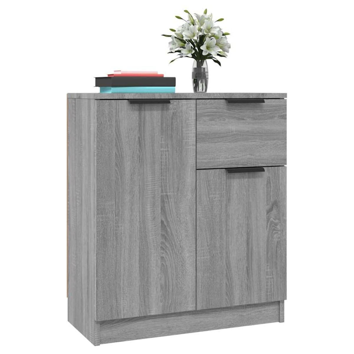 vidaXL Μπουφές Γκρι Sonoma 60x30x70 εκ. από Τεχνητό Ξύλο
