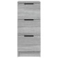 vidaXL Ντουλάπι Γκρι Sonoma 30x30x70 εκ. από Επεξεργασμένο Ξύλο