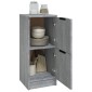 vidaXL Ντουλάπια 2 τεμ. Γκρι Sonoma 30x30x70 εκ. Επεξεργασμένο Ξύλο