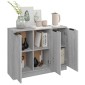 vidaXL Ντουλάπι Γκρι Sonoma 90,5 x 30 x 70 εκ. από Επεξεργασμένο Ξύλο