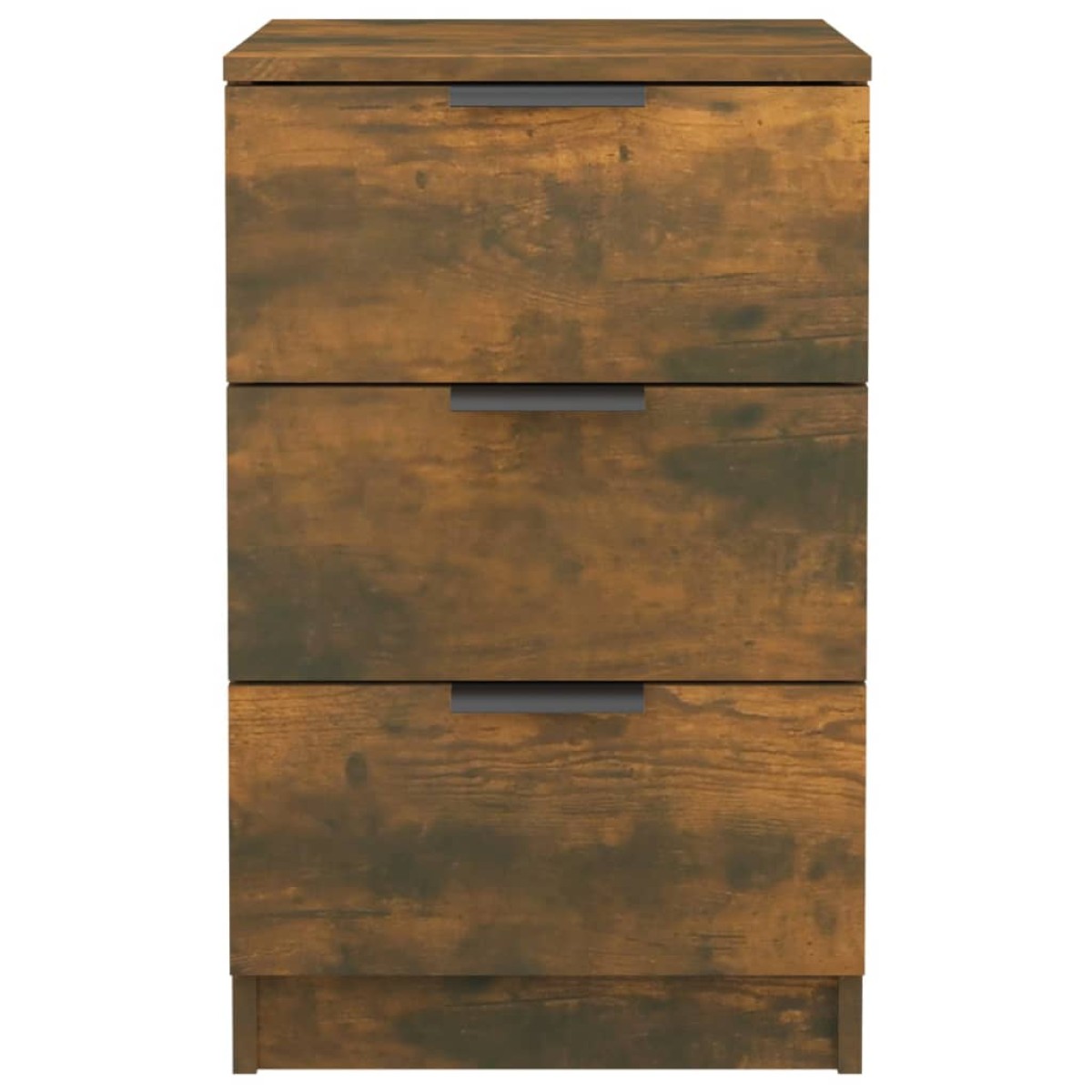 vidaXL Κομοδίνο Καπνιστή Δρυς 40 x 36 x 65 εκ.