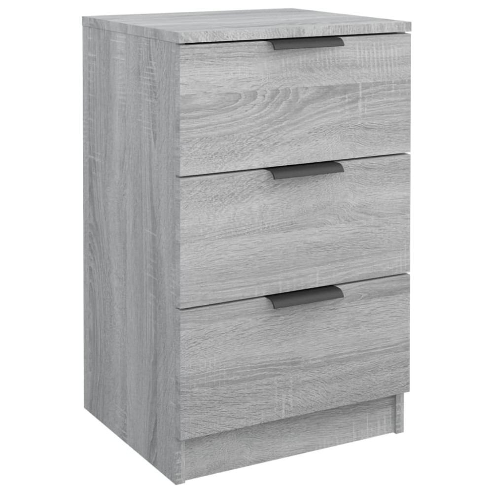 vidaXL Κομοδίνο Γκρι Sonoma 40x36x65 εκ.