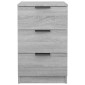vidaXL Κομοδίνο Γκρι Sonoma 40x36x65 εκ.