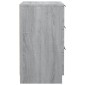 vidaXL Κομοδίνο Γκρι Sonoma 40x36x65 εκ.