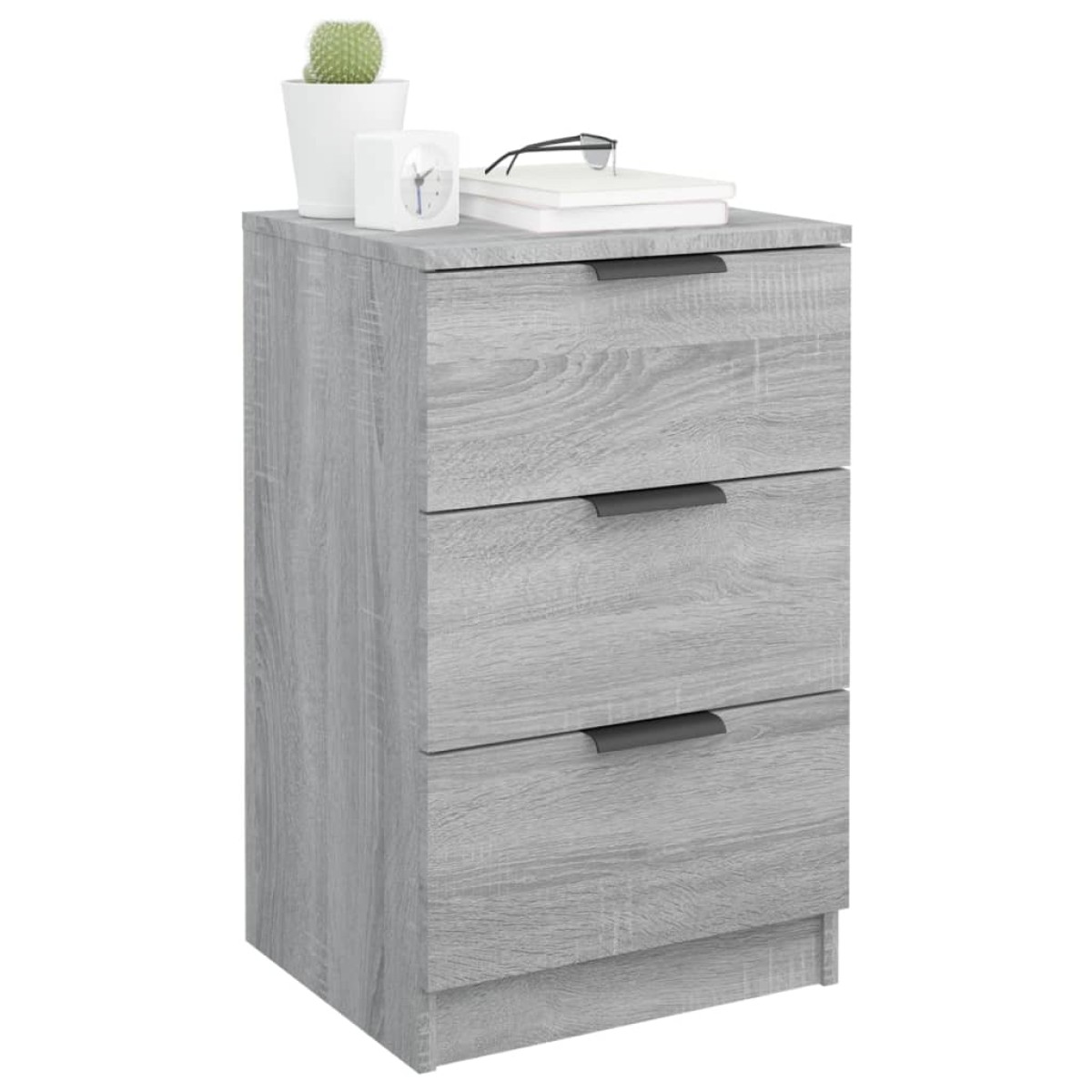 vidaXL Κομοδίνο Γκρι Sonoma 40x36x65 εκ.