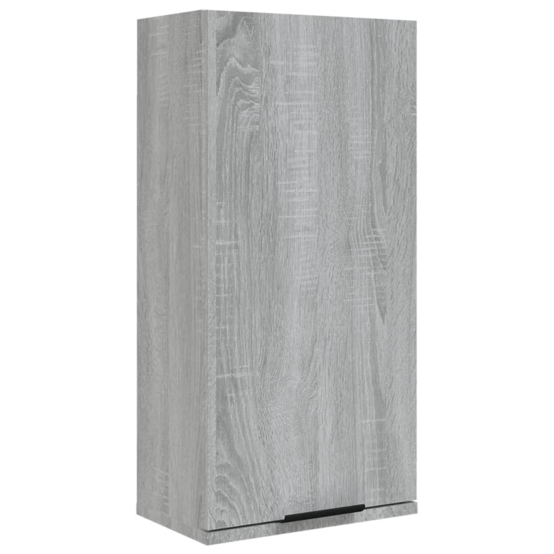 vidaXL Ντουλάπι Μπάνιου Επιτοίχιο Γκρι sonoma 32 x 20 x 67 εκ.