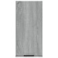vidaXL Ντουλάπι Μπάνιου Επιτοίχιο Γκρι sonoma 32 x 20 x 67 εκ.