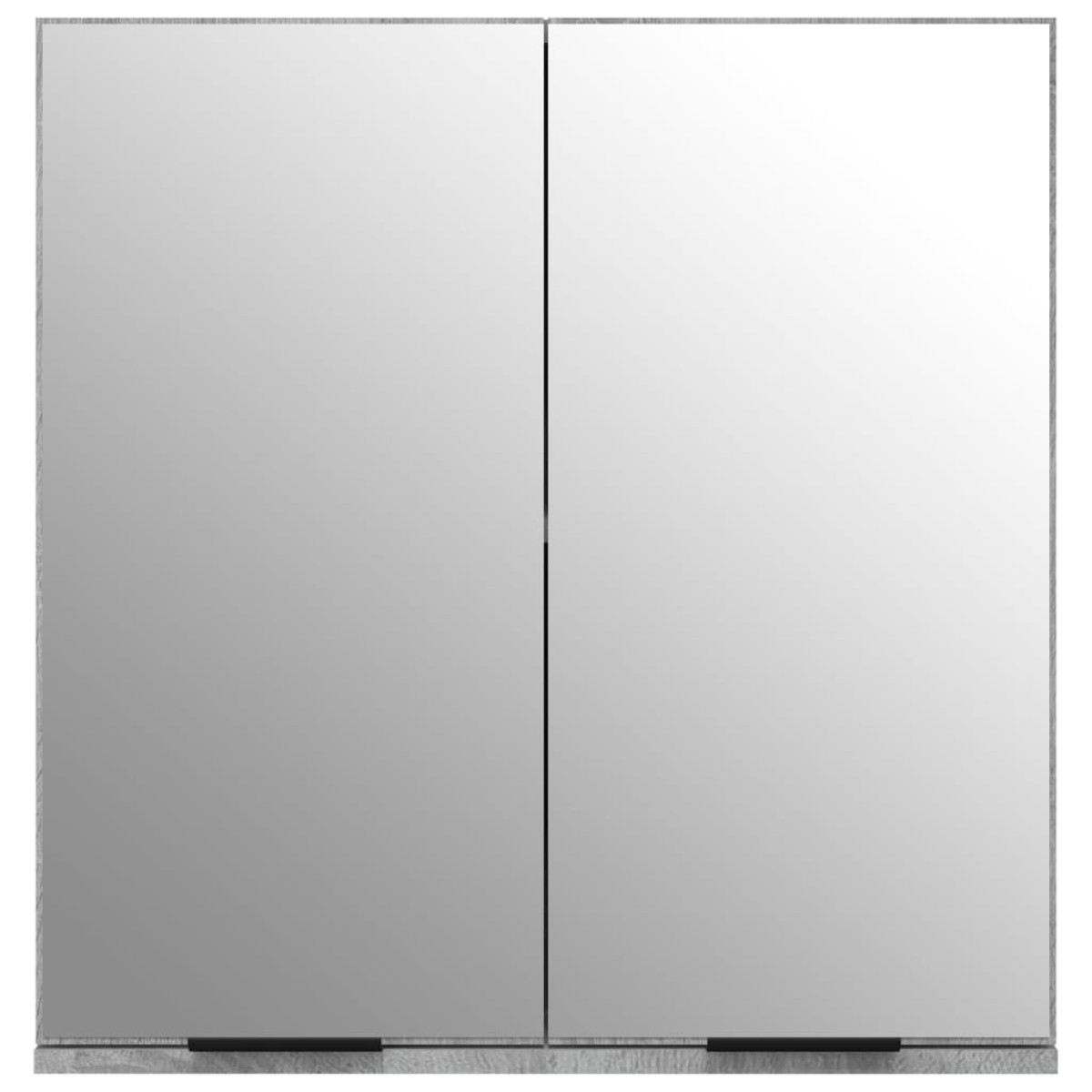 vidaXL Ντουλάπι Μπάνιου με Καθρέφτη Γκρι sonoma 64 x 20 x 67 εκ.