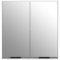 vidaXL Ντουλάπι Μπάνιου με Καθρέφτη Γκρι sonoma 64 x 20 x 67 εκ.