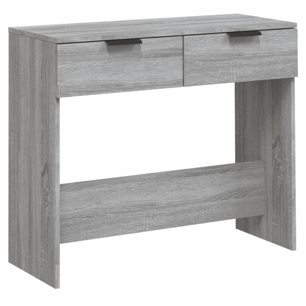 vidaXL Τραπέζι Κονσόλα Γκρι Sonoma 90x36x75 εκ. Επεξεργασμένο Ξύλο