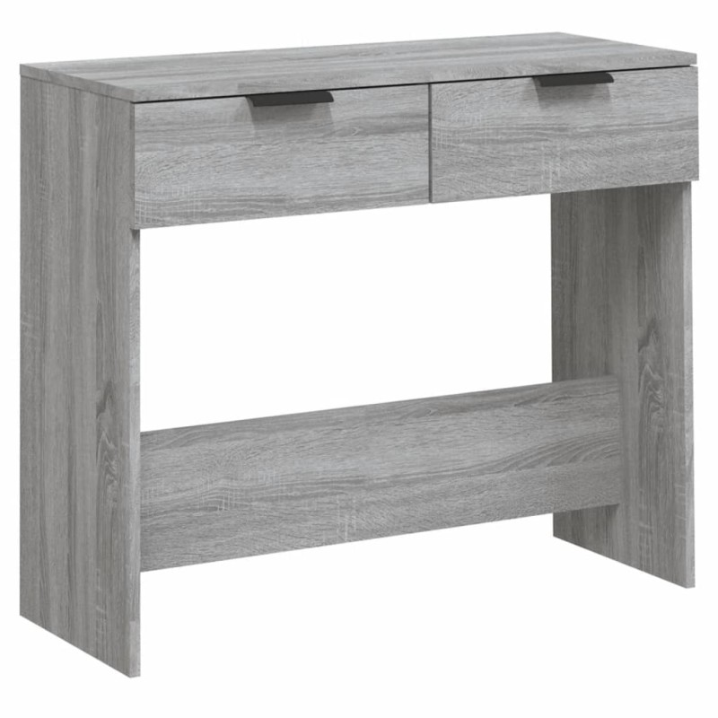 vidaXL Τραπέζι Κονσόλα Γκρι Sonoma 90x36x75 εκ. Επεξεργασμένο Ξύλο