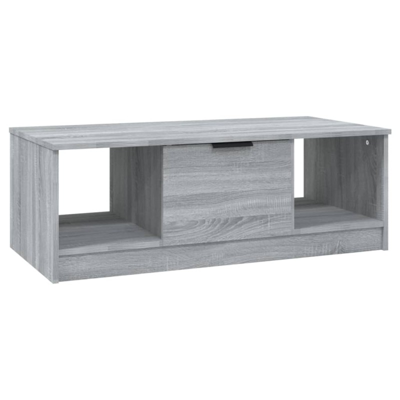 vidaXL Τραπεζάκι Σαλονιού Γκρι Sonoma 102x50x36 εκ. Επεξεργασμένο Ξύλο