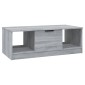 vidaXL Τραπεζάκι Σαλονιού Γκρι Sonoma 102x50x36 εκ. Επεξεργασμένο Ξύλο