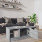vidaXL Τραπεζάκι Σαλονιού Γκρι Sonoma 102x50x36 εκ. Επεξεργασμένο Ξύλο