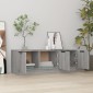 vidaXL Έπιπλο Τηλεόρασης Γκρι Sonoma 102x35x36,5εκ. Επεξεργασμένο Ξύλο
