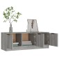 vidaXL Έπιπλο Τηλεόρασης Γκρι Sonoma 102x35x36,5εκ. Επεξεργασμένο Ξύλο