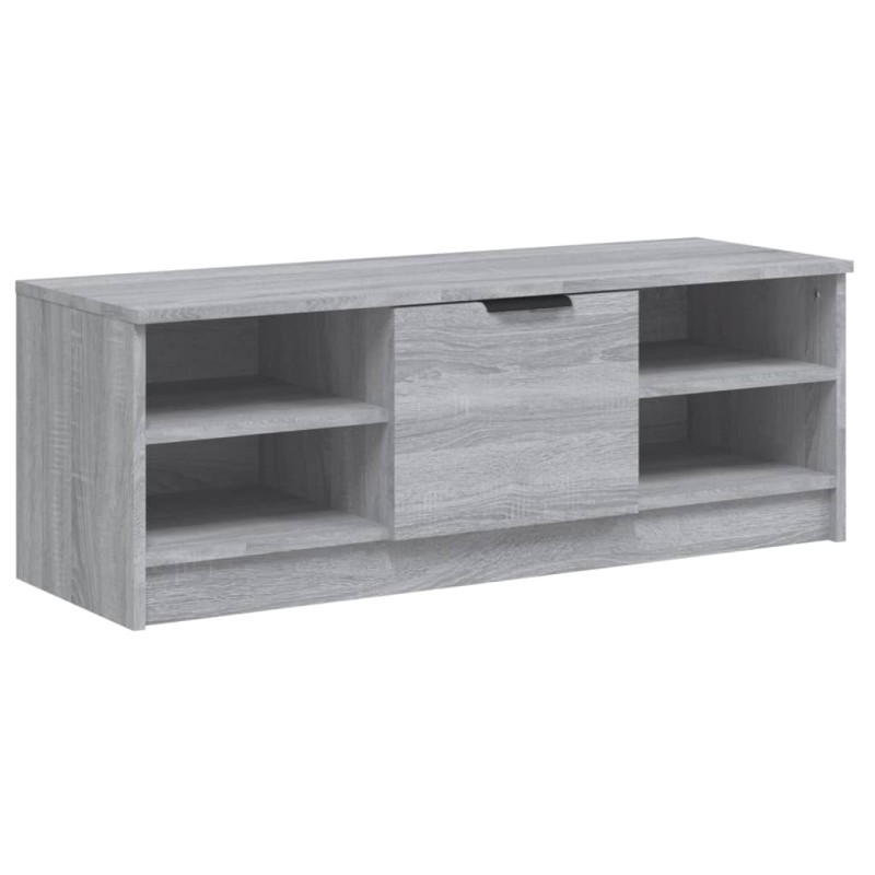 vidaXL Έπιπλο Τηλεόρασης ΓκριSonoma102x35,5x36,5εκ. Επεξεργασμένο Ξύλο