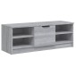 vidaXL Έπιπλο Τηλεόρασης ΓκριSonoma102x35,5x36,5εκ. Επεξεργασμένο Ξύλο