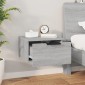 vidaXL Κομοδίνα Επιτοίχια 2 τεμ. Γκρι Sonoma 34x30x20 εκ.