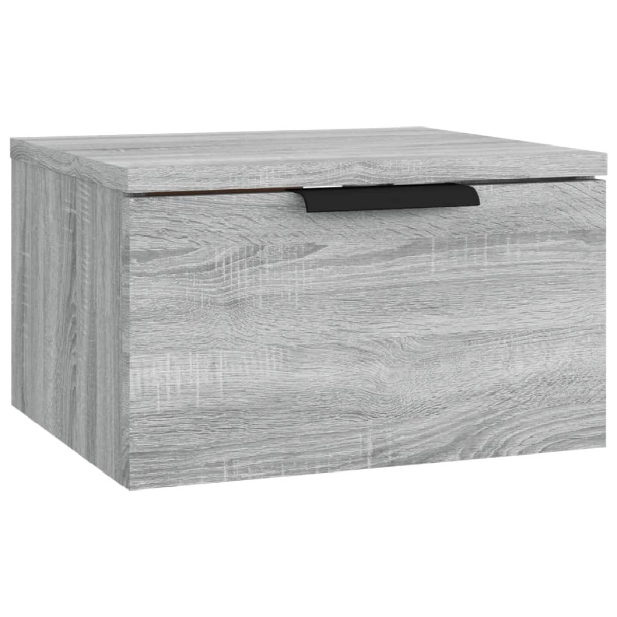 vidaXL Κομοδίνα Επιτοίχια 2 τεμ. Γκρι Sonoma 34x30x20 εκ.