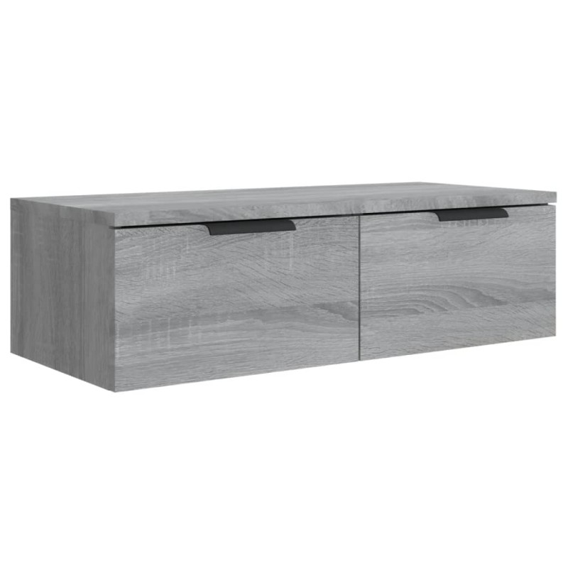 vidaXL Ντουλάπι Τοίχου Γκρι Sonoma 68 x 30 x 20 εκ. Επεξεργασμένο Ξύλο