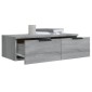 vidaXL Ντουλάπι Τοίχου Γκρι Sonoma 68 x 30 x 20 εκ. Επεξεργασμένο Ξύλο