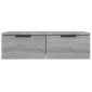 vidaXL Ντουλάπι Τοίχου Γκρι Sonoma 68 x 30 x 20 εκ. Επεξεργασμένο Ξύλο