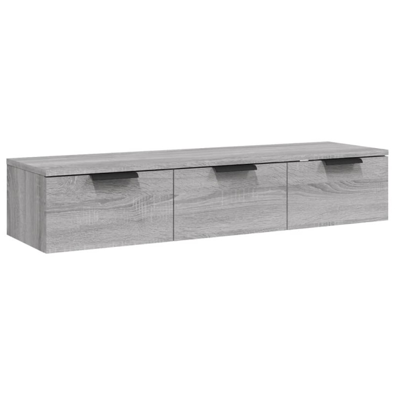 vidaXL Ντουλάπι Τοίχου Γκρι Sonoma102x30x20εκ. Επεξεργασμένο Ξύλο