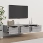 vidaXL Ντουλάπι Τοίχου Γκρι Sonoma102x30x20εκ. Επεξεργασμένο Ξύλο