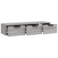 vidaXL Ντουλάπι Τοίχου Γκρι Sonoma102x30x20εκ. Επεξεργασμένο Ξύλο
