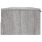 vidaXL Ντουλάπι Τοίχου Γκρι Sonoma102x30x20εκ. Επεξεργασμένο Ξύλο
