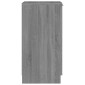 vidaXL Παπουτσοθήκη Γκρι Sonoma 30x35x70 εκ. από Επεξεργασμένο Ξύλο