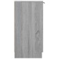 vidaXL Παπουτσοθήκη Γκρι Sonoma 59x35x70 εκ. από Επεξεργασμένο Ξύλο