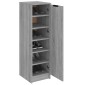 vidaXL Παπουτσοθήκη Γκρι Sonoma 30x35x100 εκ. από Επεξεργασμένο Ξύλο