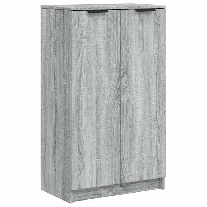 vidaXL Παπουτσοθήκη Γκρι Sonoma 59x35x100 εκ. από Επεξεργασμένο Ξύλο