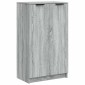 vidaXL Παπουτσοθήκη Γκρι Sonoma 59x35x100 εκ. από Επεξεργασμένο Ξύλο