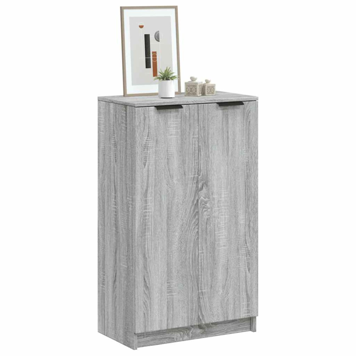 vidaXL Παπουτσοθήκη Γκρι Sonoma 59x35x100 εκ. από Επεξεργασμένο Ξύλο