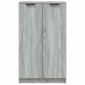 vidaXL Παπουτσοθήκη Γκρι Sonoma 59x35x100 εκ. από Επεξεργασμένο Ξύλο