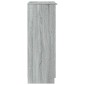 vidaXL Παπουτσοθήκη Γκρι Sonoma 59x35x100 εκ. από Επεξεργασμένο Ξύλο