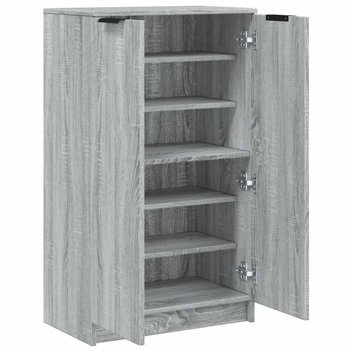 vidaXL Παπουτσοθήκη Γκρι Sonoma 59x35x100 εκ. από Επεξεργασμένο Ξύλο