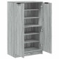vidaXL Παπουτσοθήκη Γκρι Sonoma 59x35x100 εκ. από Επεξεργασμένο Ξύλο
