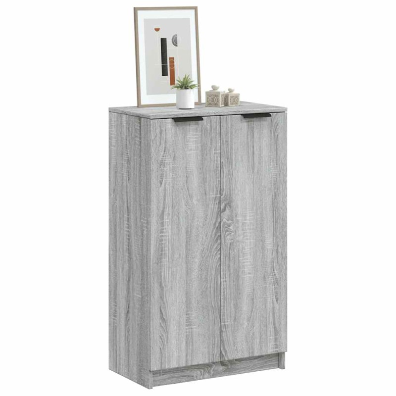 vidaXL Παπουτσοθήκη Γκρι Sonoma 59x35x100 εκ. από Επεξεργασμένο Ξύλο