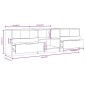 vidaXL Έπιπλο Τηλεόρασης Γκρι Sonoma 150x33,5x45 εκ. από Επεξεργ. Ξύλο